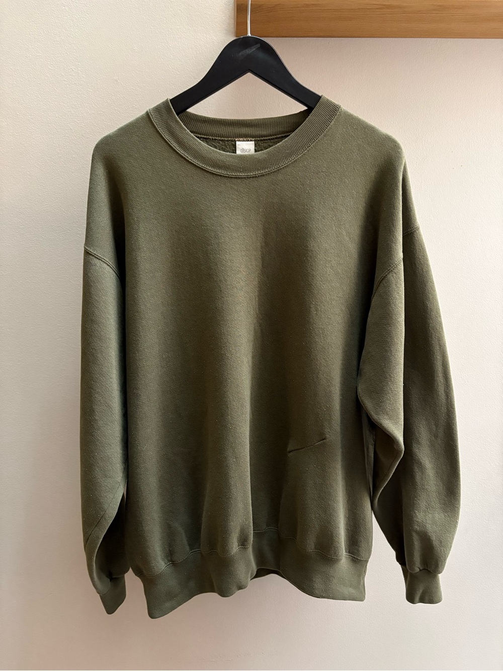 DSCP by Soffe VTG 80/90s Olive green crewneck L Made in USA